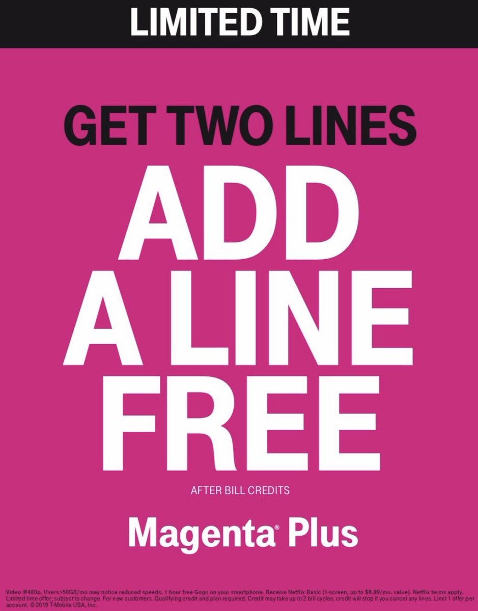 toneoh30's tweet photo. As if T-Mobile wasn’t a great deal to begin with. Then they add this!!! @Kraus__M @uakron @WesRinear @katie_erwin33 https://t.co/mMVKYm4QXF