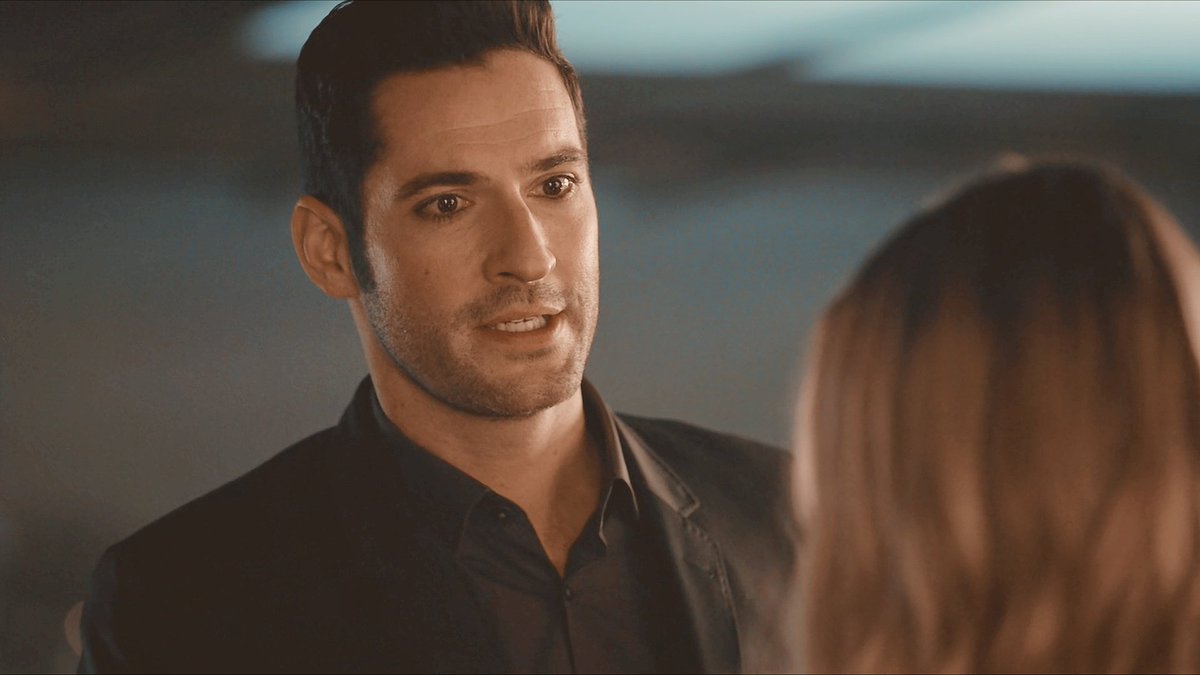 "Detective, please! come on. I mean we were.. we were having a moment. Don't be angry""I'm not angry. I'm glad she showed up""You are?""Yeah. she just kept me from making a big mistake" #Lucifer (2x11)