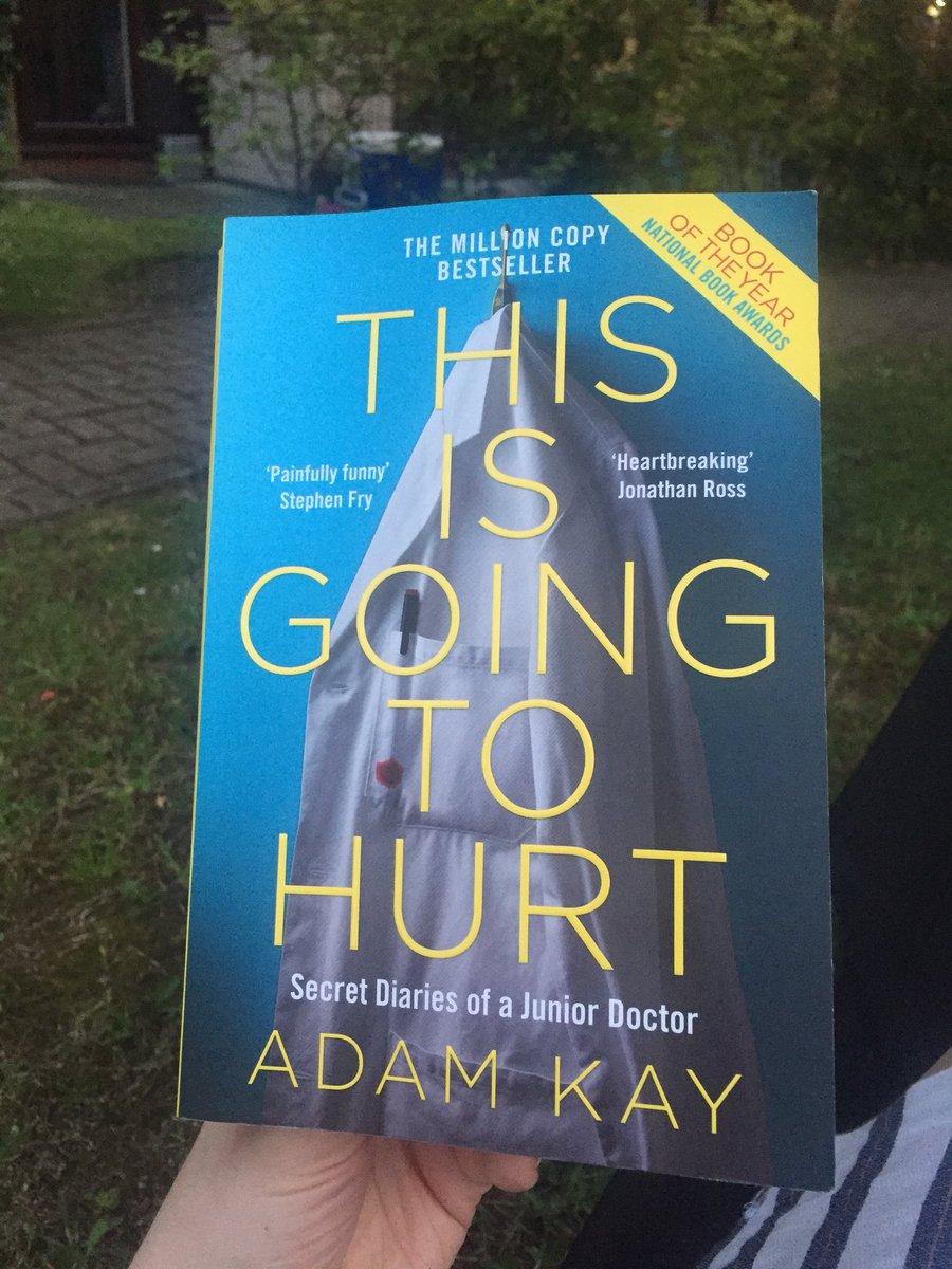 @amateuradam just finished your brilliant book after 12 very hot hours nursing in ED, the tears are streaming down my face, what a great read, funny, touching and at times, painfully true. thank you x #saveournhs #doctorslivesmatter #inthistogether #nursingsolidarity