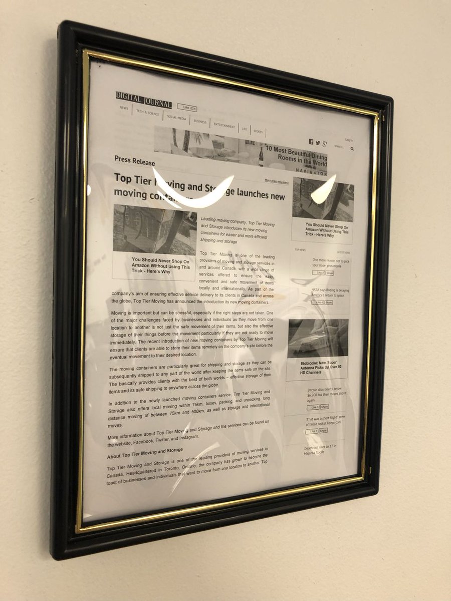 Toptiermoving's tweet photo. Our press release for the top tier container launch. We can ship your freight as an official CN rail partner. https://t.co/UxQeYzXRRP