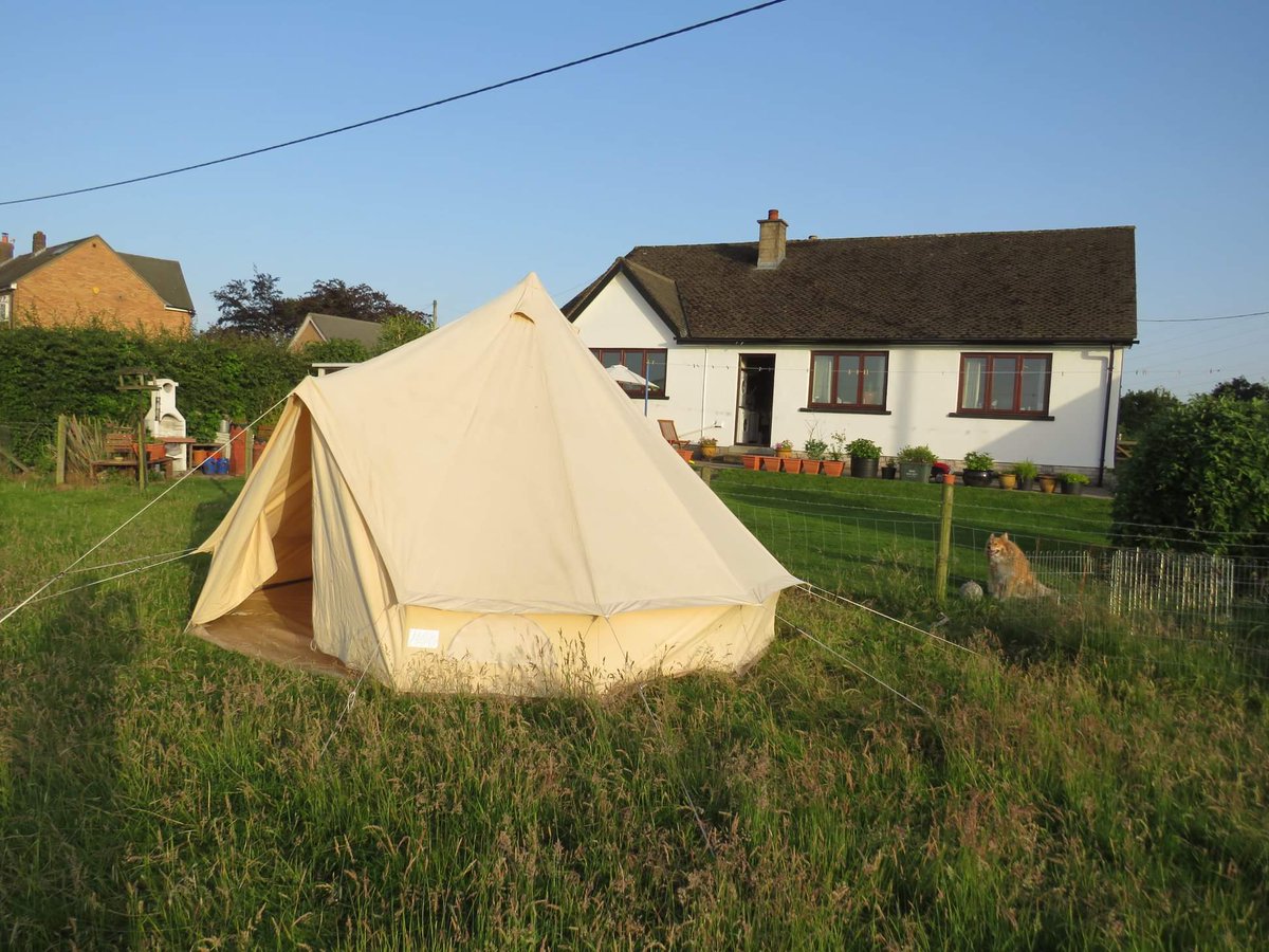 We're there in spirit #Glastonbury2019 our own Pyramid Stage (sort of) at home.