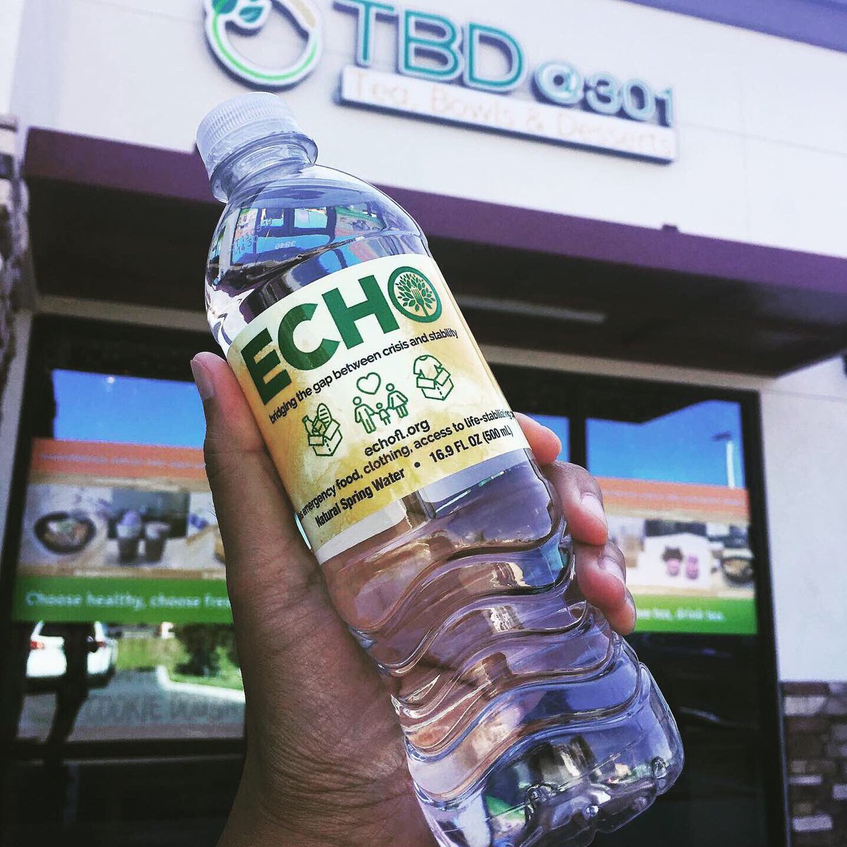 beahonradorosal's tweet image. Living our mission through our vision. ECHO water bottles available in-store helps empower a local non-profit Emergency Care Help Organization. One bottle is what it takes to help one person. #purchasewithpurpose #echothat #tbdat301 #community #purpose #missiondriven