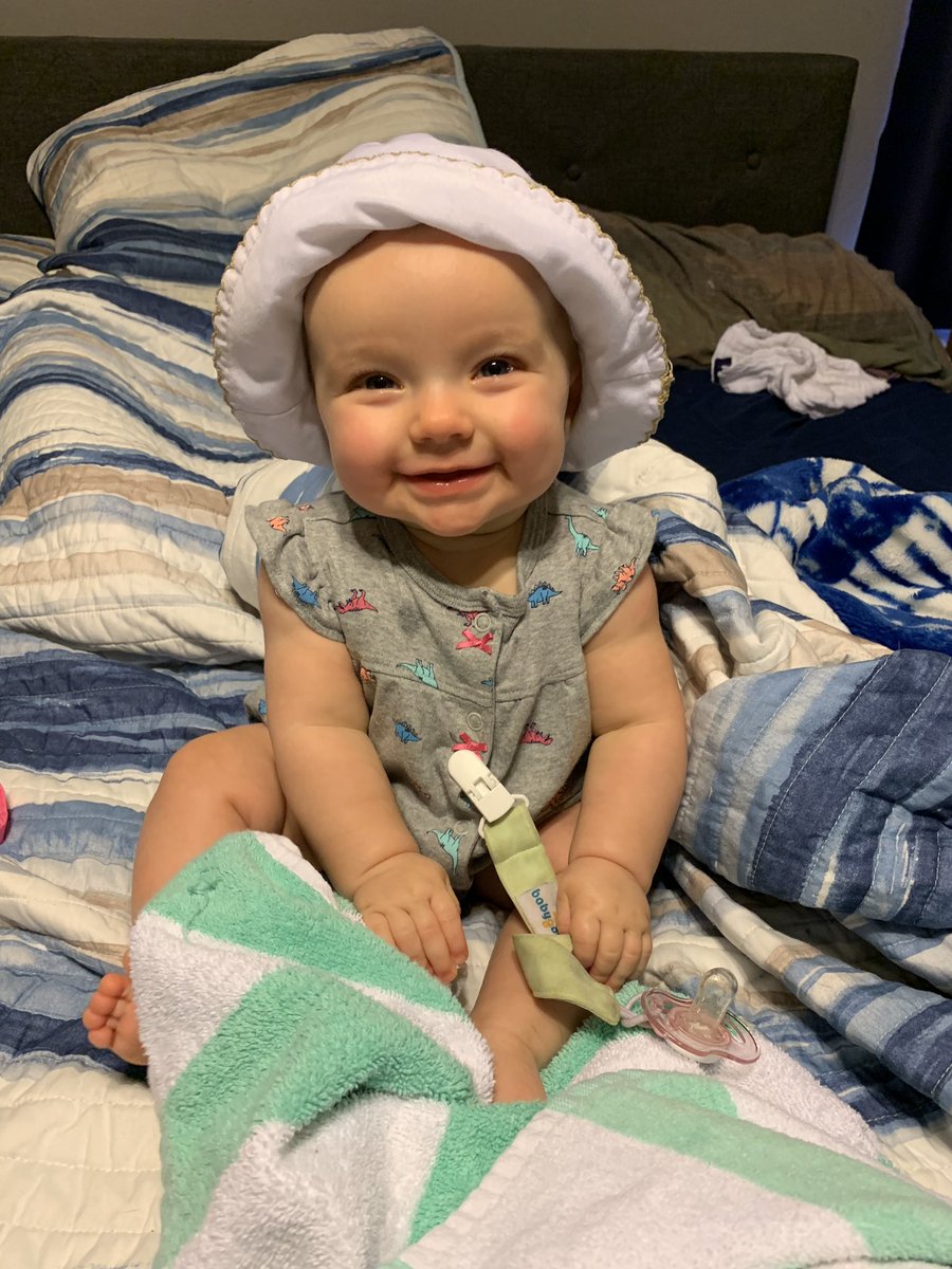 Paige_Itasca's tweet photo. Whether it’s a bow or a hat, my baby is the cutest 💕 https://t.co/JZAy1BCp0l