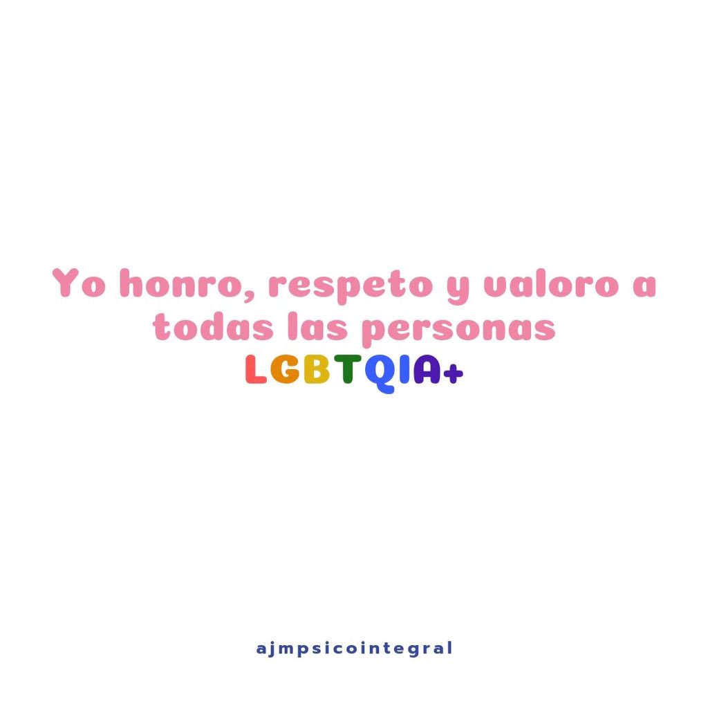 #orgullolgbt #pridelgbt #diversidad #sanacióncolectiva #psicologíaclínica #respeto #libertad #loveislove #amoresamor #OrgulloLGBTIQ