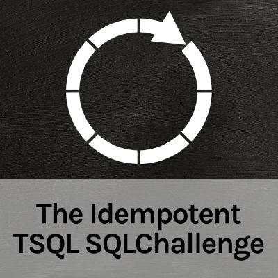SQLWorkbooks's tweet image. SQL Workbooks Announcements: The Idempotent TSQL SQLChallenge (existing members only) - mailchi.mp/sqlworkbooks/u…