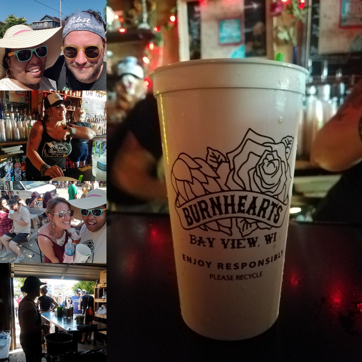 <a href="/burnhearts/">burnhearts</a> 12th Annual <a href="/pabst/">pabst</a> Street Party #Milwaukee #Bayview #goodpeople #beer #art #music