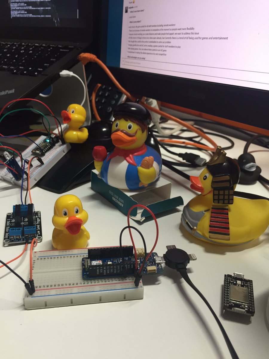NwajeiObi's tweet photo. Paddling more than ever! 💻🦆💪#QuackHack2019 #QuackHackingLife #IQuackSoIHack #LuckyDucks @cyberduck_uk https://t.co/EIdlOF9qv1