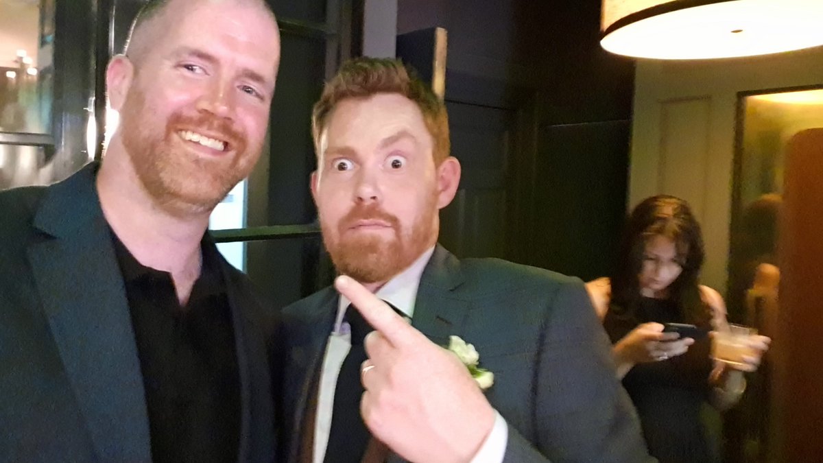 Clearpreso's tweet photo. Here with the co-founder of the #dublinwedsummit. As an aside, the WiFi is class 👌 https://t.co/aAa4nFsqm2