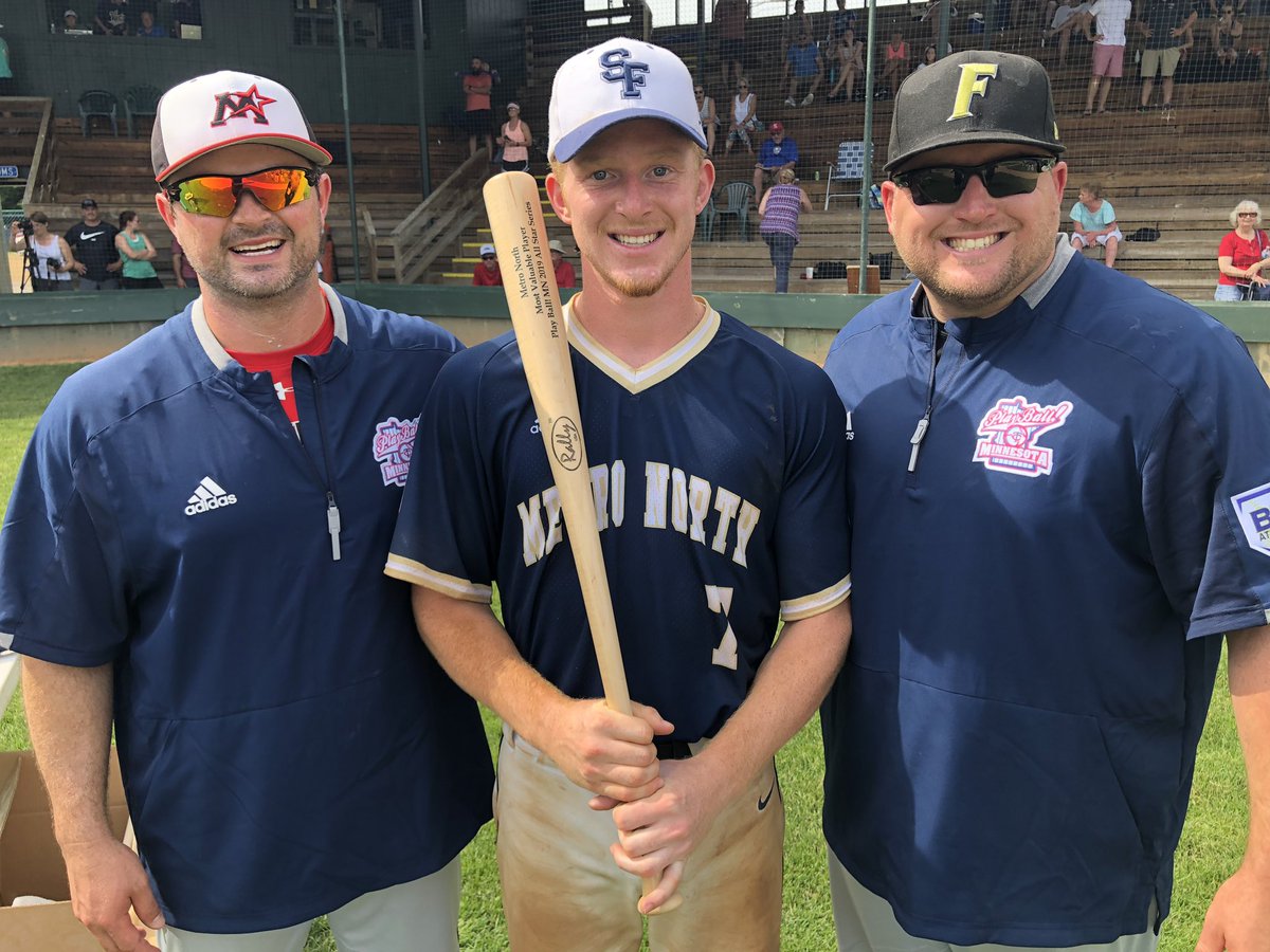 MSHSBCA's tweet image. Metro North Most Valuablr Player, St. Francis’ Cody Kolb