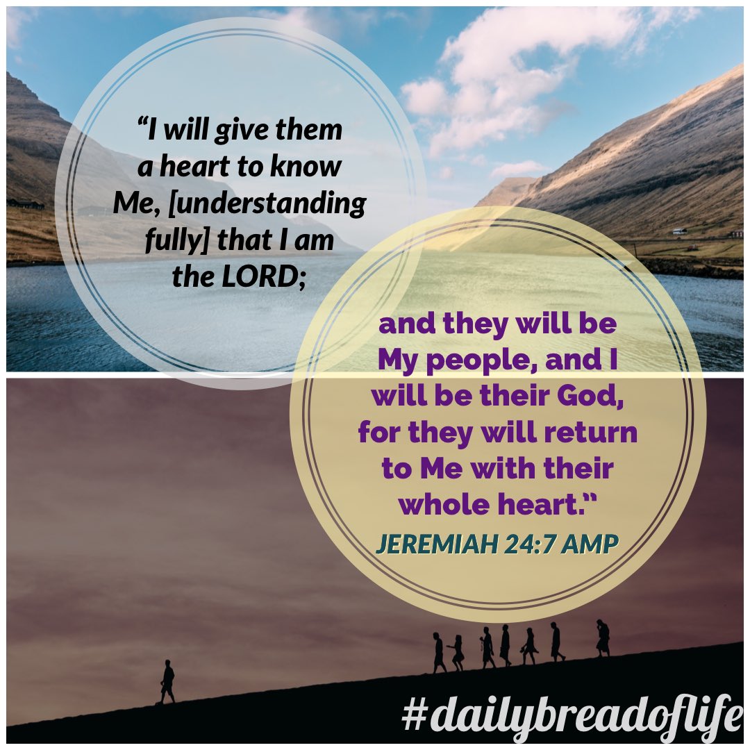 dailybreadvlife's tweet image. #oneheartforchrist #returntochrist #godlycompassion 
#world 
“I will give them a heart to know Me, [understanding fully] that I am the LORD; and they will be My people, and I will be their God, for they will return to Me with their whole #heart.”
#dailybreadoflife