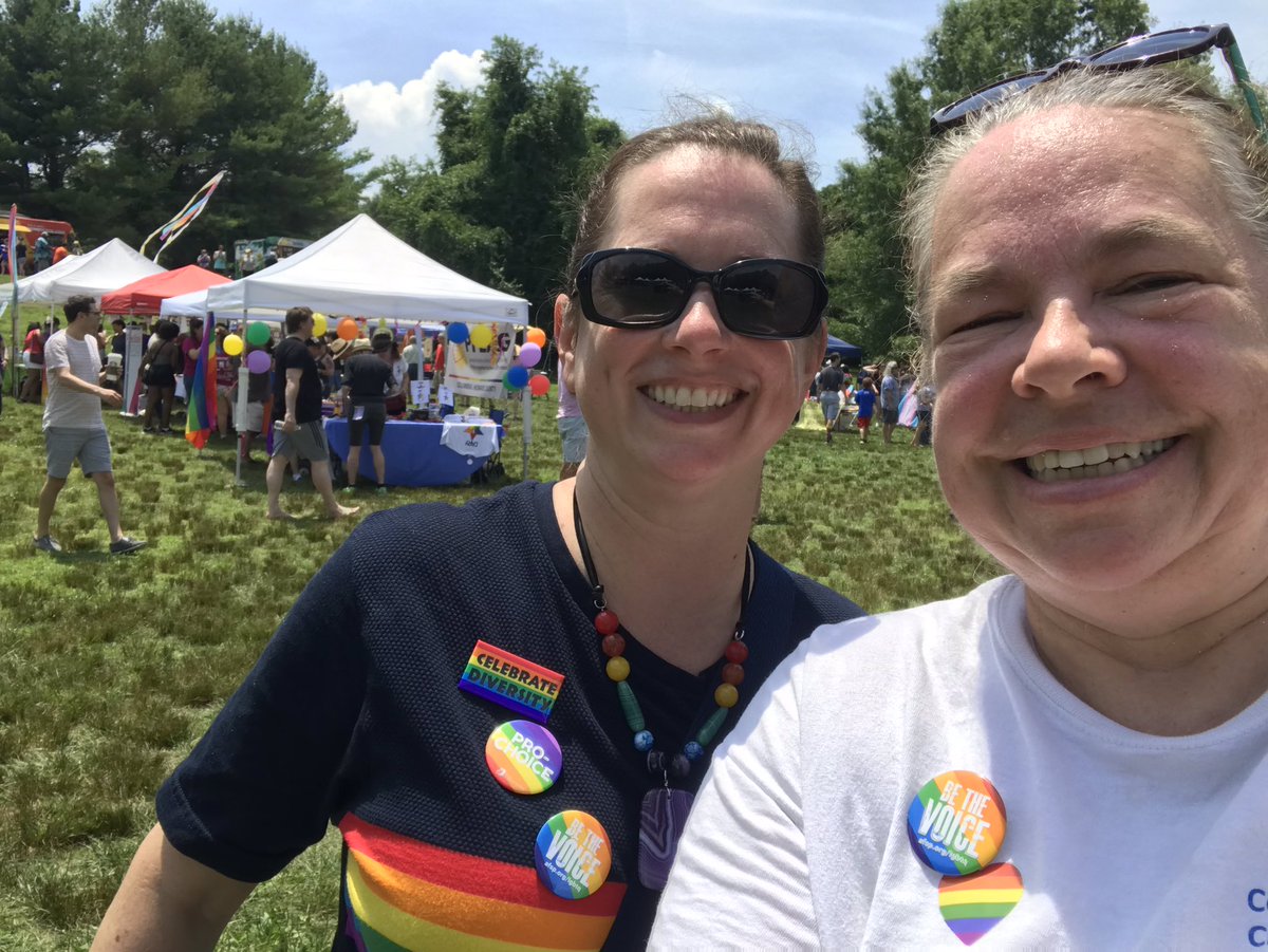 Hanging with the marvelous Ms. Mallo at <a href="/hocopride/">Howard County Pride</a> today! Glad to have a BOE member who is such a fierce ally. @Jen_Mallo #HoCoMD <a href="/hocopride/">Howard County Pride</a> #Pride
