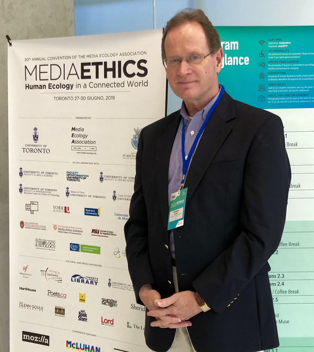 singintnprof's tweet photo. IT WAS AN honor to present a paper this afternoon at the national Media Ecology Association conference in Toronto. Joining me at the MEA conference was my friend and colleague Dr. Art Hunt from the UTM Comm Dept. #beUTMproud #beCOMMproud https://t.co/LNvcdrPtDE