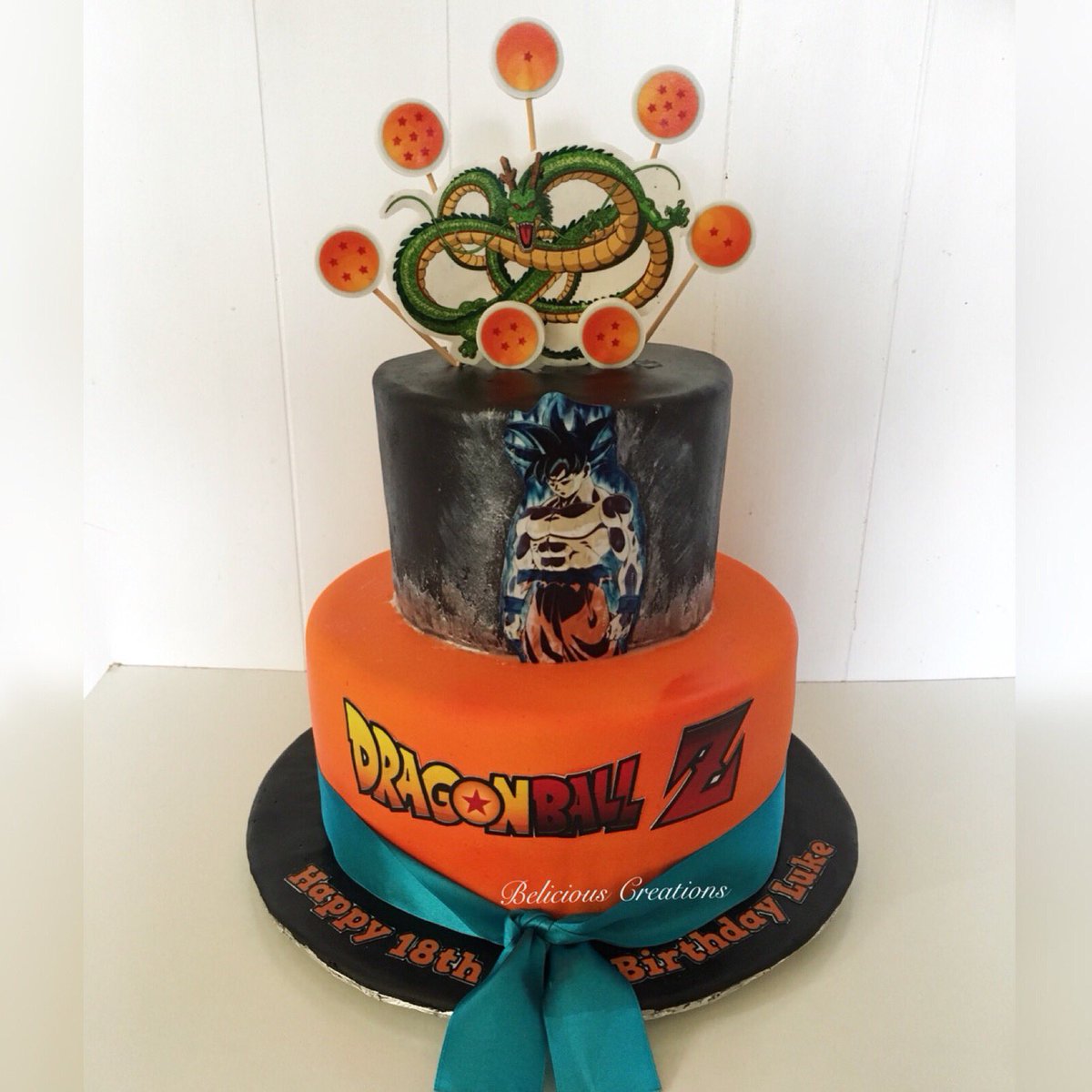 bel_creations's tweet photo. Dragonball Z cake for an 18th birthday? I approve!  💪.  #nostalgia #dragonballz #birthday #18thbirthday #birthdaycake #beliciouscreations #party #celebrate https://t.co/SedgTPG1U6