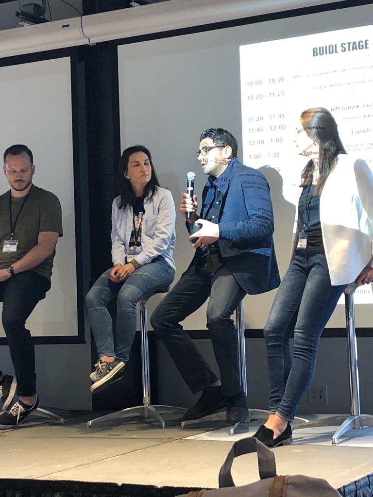 TezosCommons's tweet photo. Great day today at the #SeattleDevCon with @_ajustice8 repping #Tezos on a Proof of Stake panel. @BlockchainNW https://t.co/SPXAdi8oFA