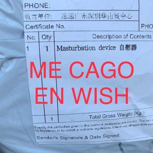 Heroedelmeme's tweet photo. Decía que iba a ser un envío discreto https://t.co/BvpdAFiIRK