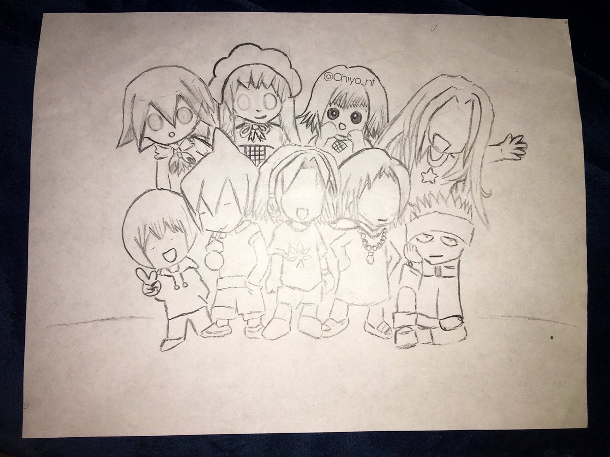 Chiyo_nf's tweet photo. Today I was cleaning my room and found one of my old drawing folders

今日私は自分の部屋の掃除をしていたと私の古い図面フォルダのいずれか 1 つが見つかりました

#shamanking #drawing #2018 #2012 https://t.co/pZ6O64hVDt
