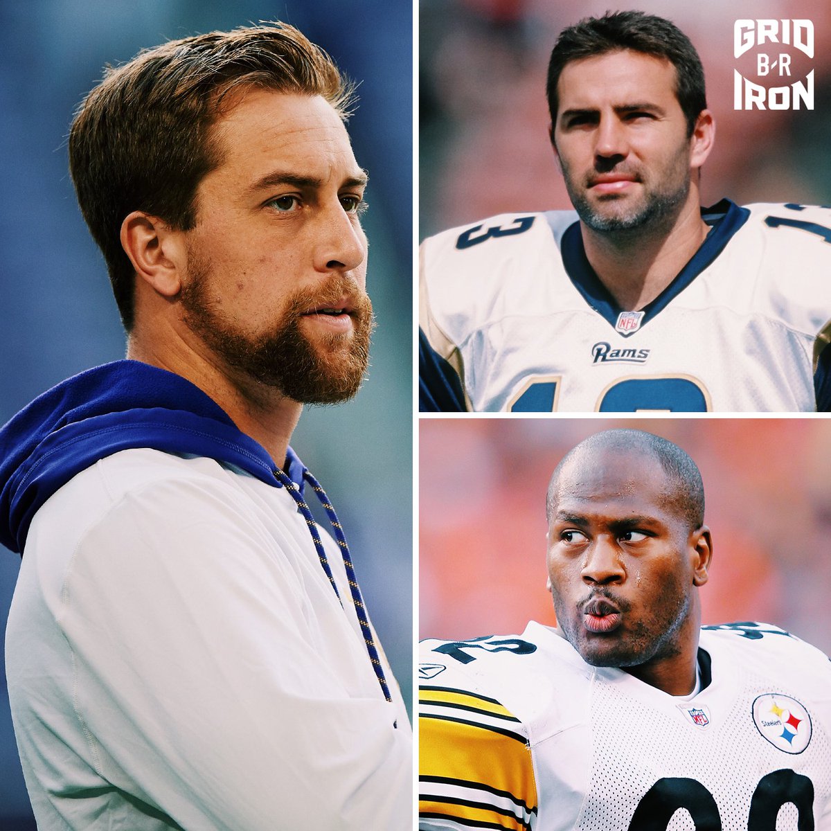 brgridiron's tweet photo. Before making the NFL:

⬜️ Adam Thielen interviewed for an internship selling dental equipment

⬜️ James Harrison considered becoming a bus driver after getting cut 4x

⬜️ Kurt Warner was bagging groceries for $5.50 an hour

Grind never ends. https://t.co/wQeS7mKv4j