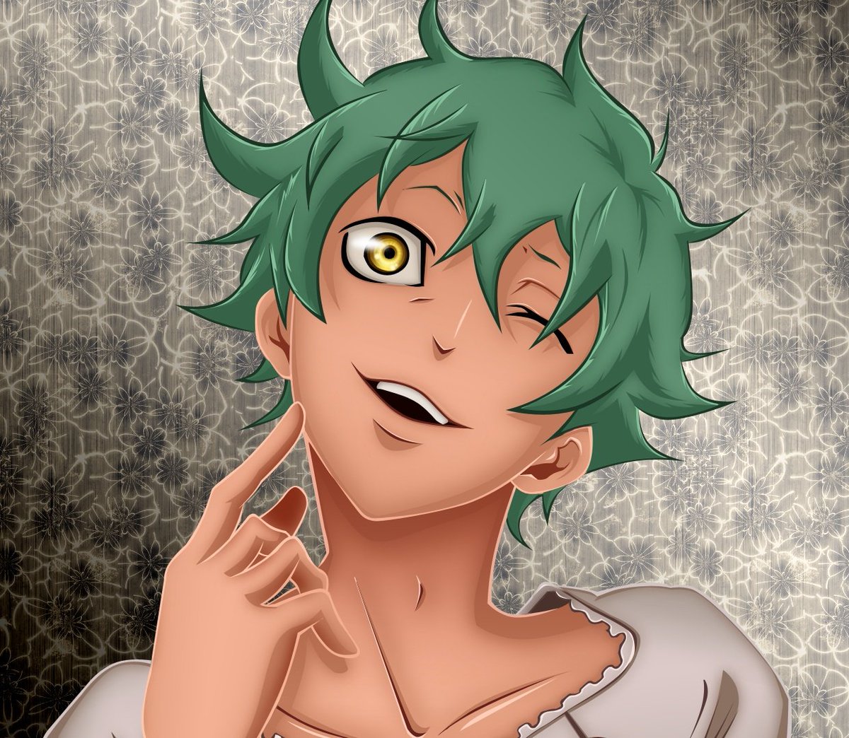 ToKillA_'s tweet photo. "I'm the "Mockingbird" Sakigami Toto, but you can call me Toto."

[Toto Sakigami]

He's a small boy who's generally friendly when approached, but those who do should be wary of him.

There's a reason why he has the mantle.

{❤️&amp;🔄}

"Treat me kindly, okay?" https://t.co/tODHqilzSS