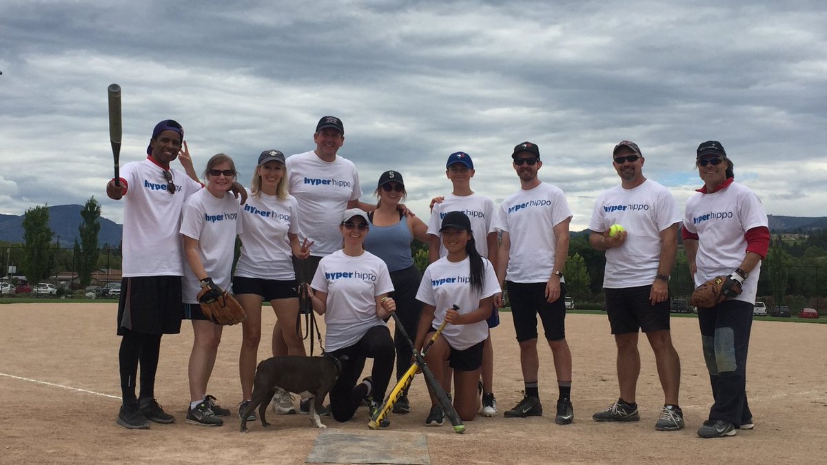 samuriihippo's tweet photo. This awesome team of Hyper Hippo sluggers helped raise over $212,000  for our local hospital by playing ball today!  Kudos to the Gorges/Comeau Homebase Charity Tournament ... great to play with NHL stars giving back to their community!  #kghfoundation #charity #nhlstarsgiveback https://t.co/dadjdIDlwK