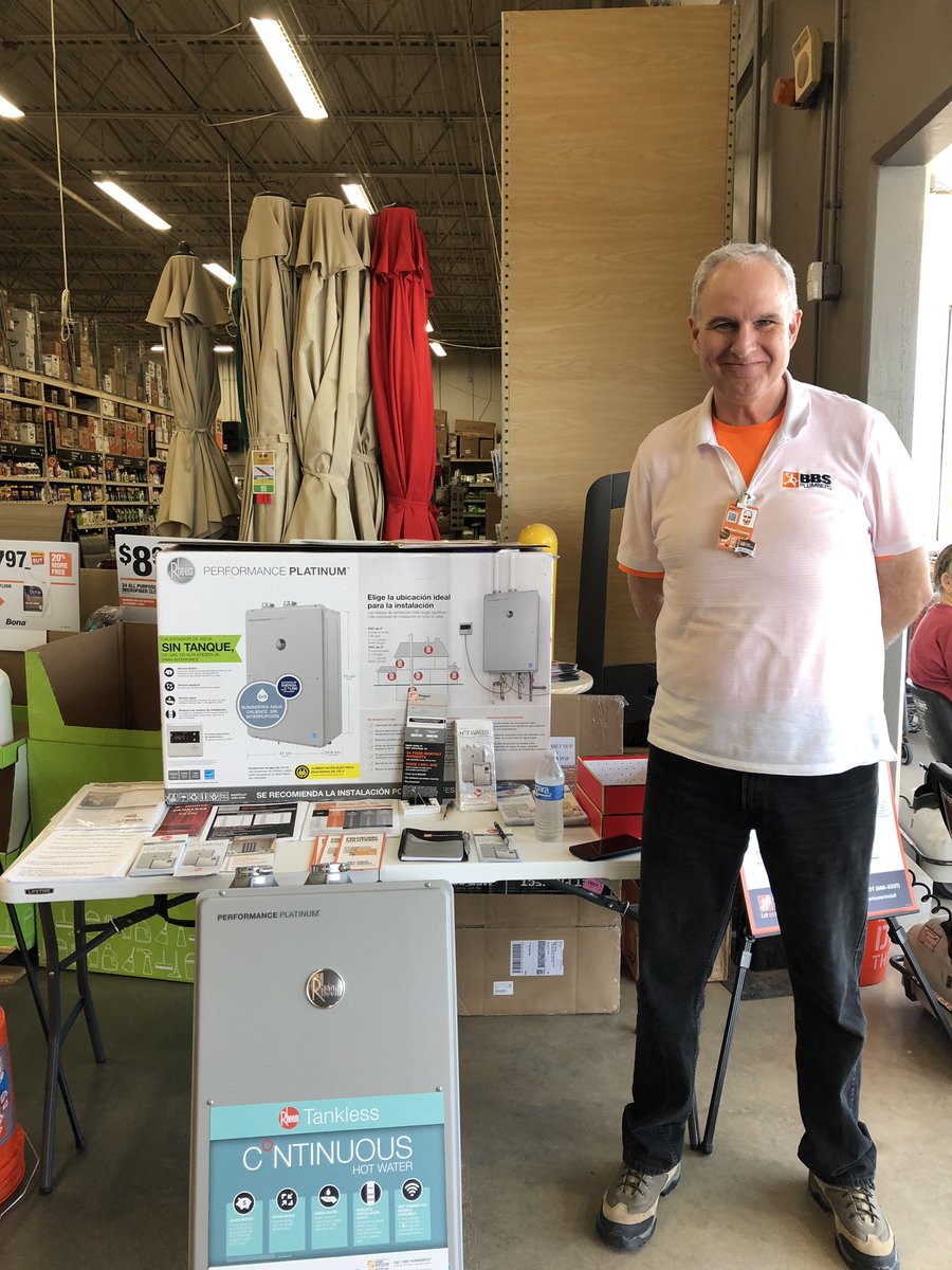 DianneRay19's tweet photo. Had our first Home Depot Services Event today.  Thank you Lori from Survive-a-Storm, Ruth from HVAC, Mike from BBC Plumbing, and Mike from Tuff Sheds for coming out and joining us today! @TaraTalleyTHD @THDDamien @hdekirby @SilasDallasHDI @HDE_GGoodWin @brucemdixon @6817hd https://t.co/1t00fDDEfk