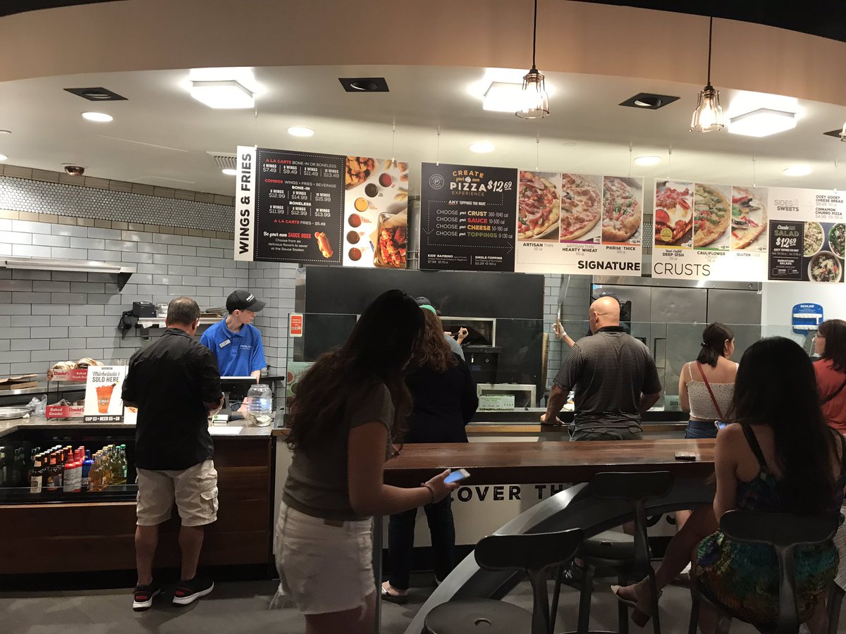 JacobMPoore's tweet photo. @pieology Las Vegas @MGM, miserable employees. Like literally dirty looks and eye rolls for every topping I ordered. #wow #pizza #pieology #CustomerService #sad https://t.co/yjflK8nMsL
