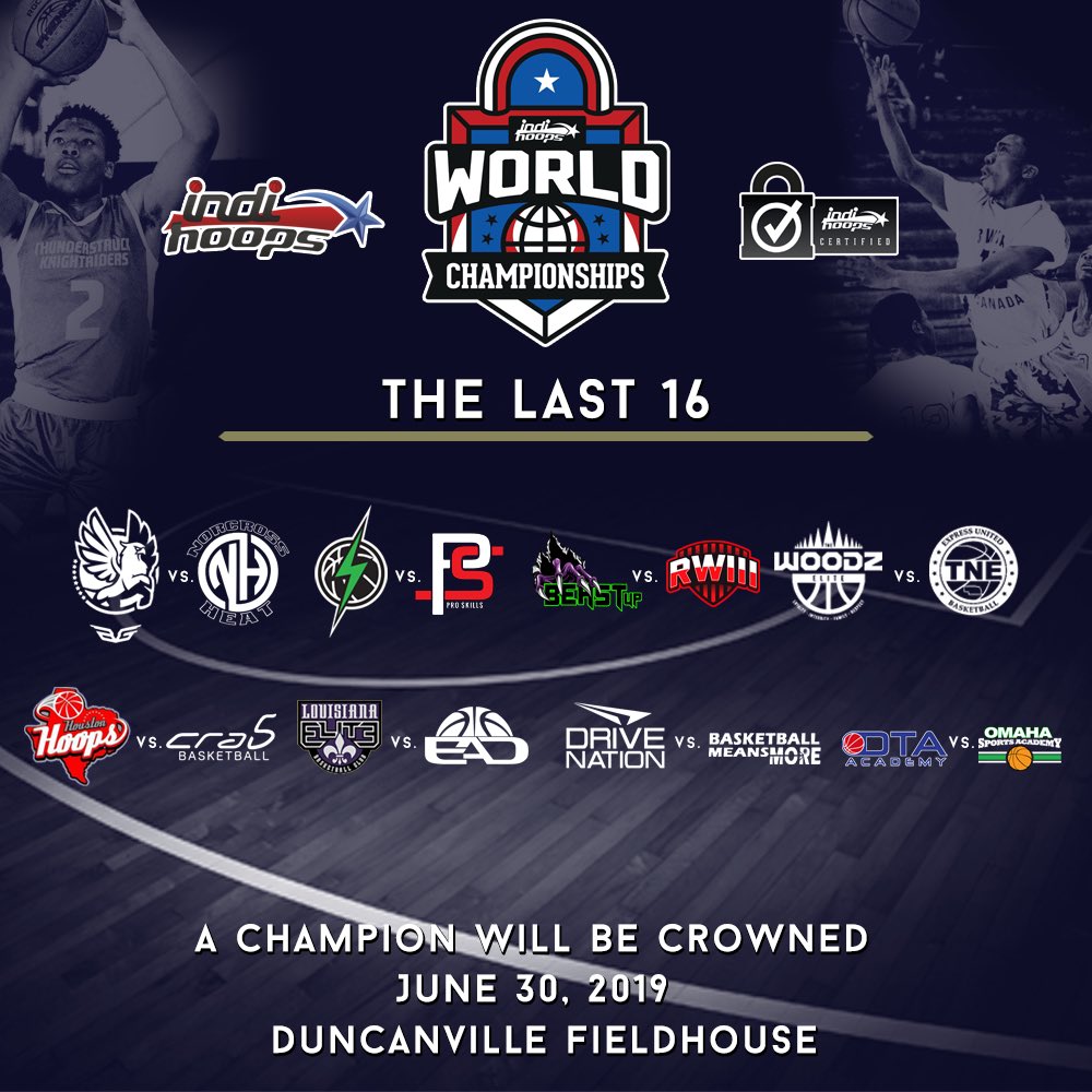 IndiHoops's tweet photo. Who will be the #IndiWorld4 Champs of 2023.  They will join the “Pantheon”.  Chip 3pm tomorrow Court 1. 

#IndiWorld1 Thunderstruck (FL) @CoachSmurf1 
#IndiWorld2 - @VegasEliteHoops 
#IndiWorld3 - @HHoopBChips22 https://t.co/z1JlEd7EJb