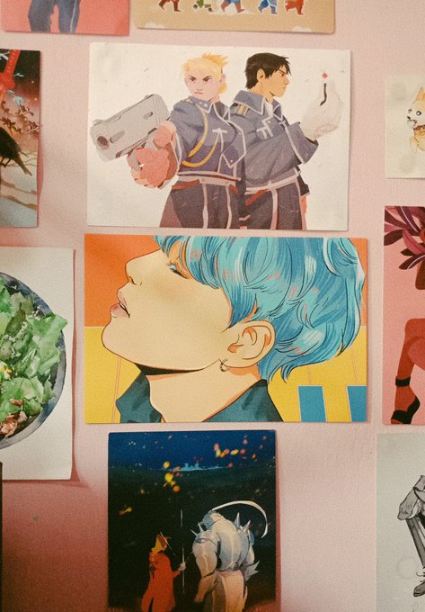 I'm gonna be seeing this everyday now I'm glad I went for the 6 x 9" print hahaha 

I can see it from by bed ? 