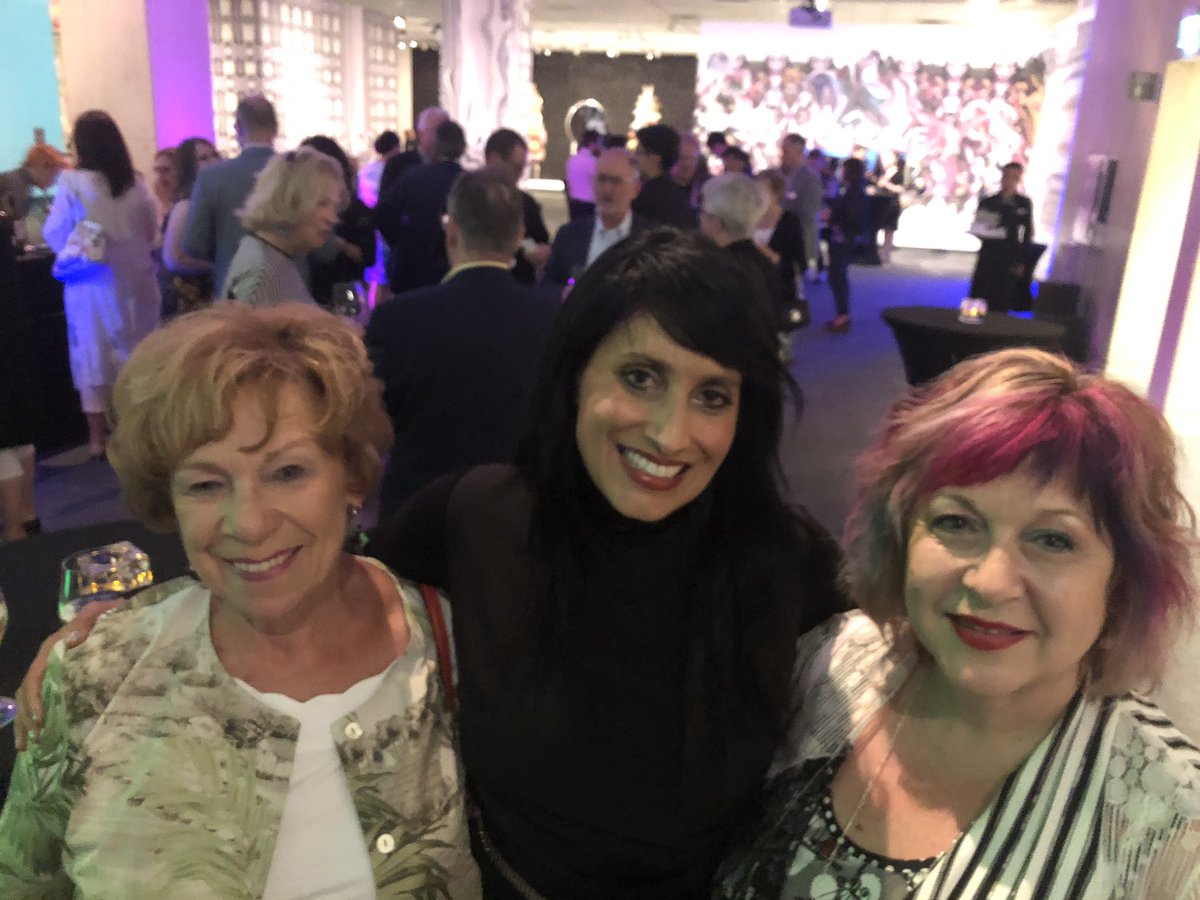 HeatherKlimchuk's tweet photo. So very cool to be @Glenbow tonite for #nickcaveartist with my Mom! Inspiring comments from Minister @LeelaAheer & @EWoolleyWard8 about the importance of culture & creativity! @canartca #yycarts https://t.co/ID890T7rd7