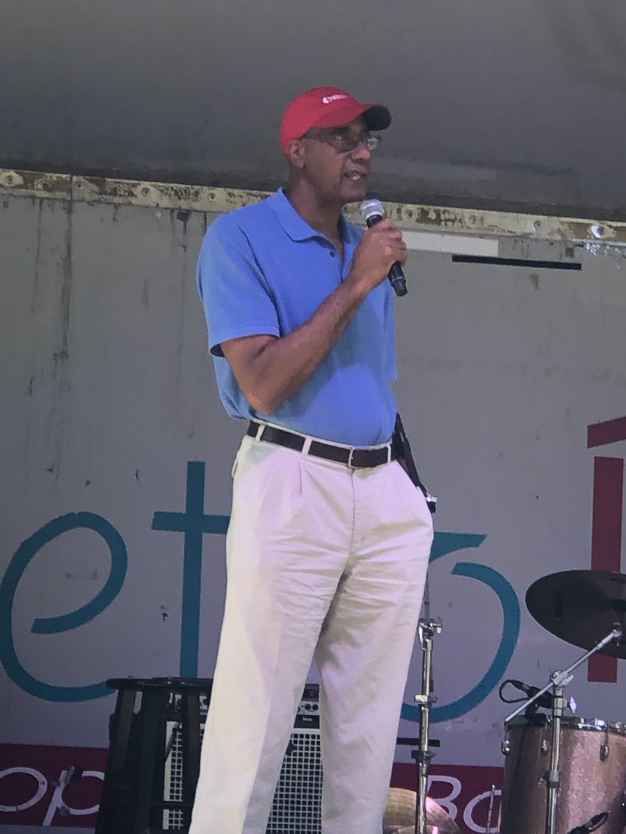 NashGenHospital's tweet photo. NGH participated at today’s 4th annual @FISK1866 Food & Music Festival. CEO @IamJosephWebb spoke about the importance of access to care and our innovative approach to caring for our community. #HereForGood #WeAreEssential #ChronicCareModel #PCMH #IHITripleAim https://t.co/J8JUyvqX5C