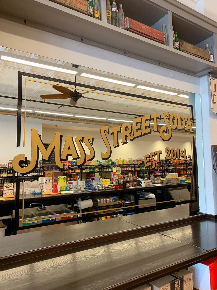 MassStreetSoda's tweet photo. Thanks to Designy Sometimey, our mirrors are receiving a touch of nostalgic glam. Check out the progress we made this week!
#massstreetsoda #handlettering #handcraftedsigns #craftsoda #lawrence #downtownlawrence #unmistakablylawrence #1103mass https://t.co/bXuDWAx5sW