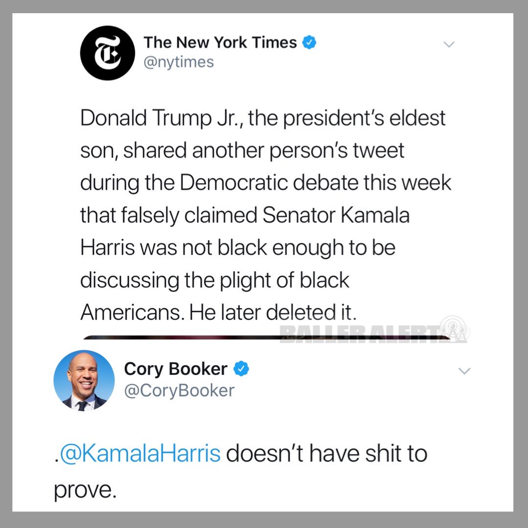 Balleralert On Twitter Donald Trump Jr Deleted A Tweet About Kamala Harris What Are Your Thoughts