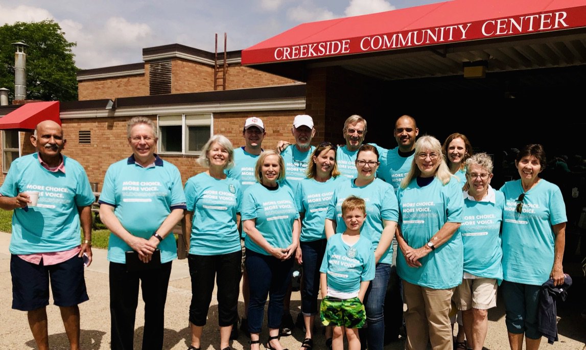 jkmassey's tweet image. A great turnout this morning in @bloomington_mn for Donuts &amp;amp; Democracy - lots of support for #RCVBloomingon! Thx @ElkinsForHouse for carrying the RCV #LocalOptions bill to make it possible for all Minnesota communities &amp;amp; school boards to adopt RCV. @FairVoteMN