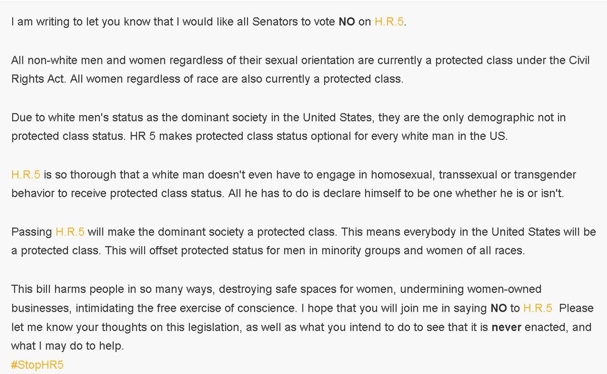 B1_EvenSteven's tweet photo. @AdoSapp @koolkaleo The Equality Act guts the Civil Rights Act. #StopHR5 https://t.co/mtqVnKP4nr