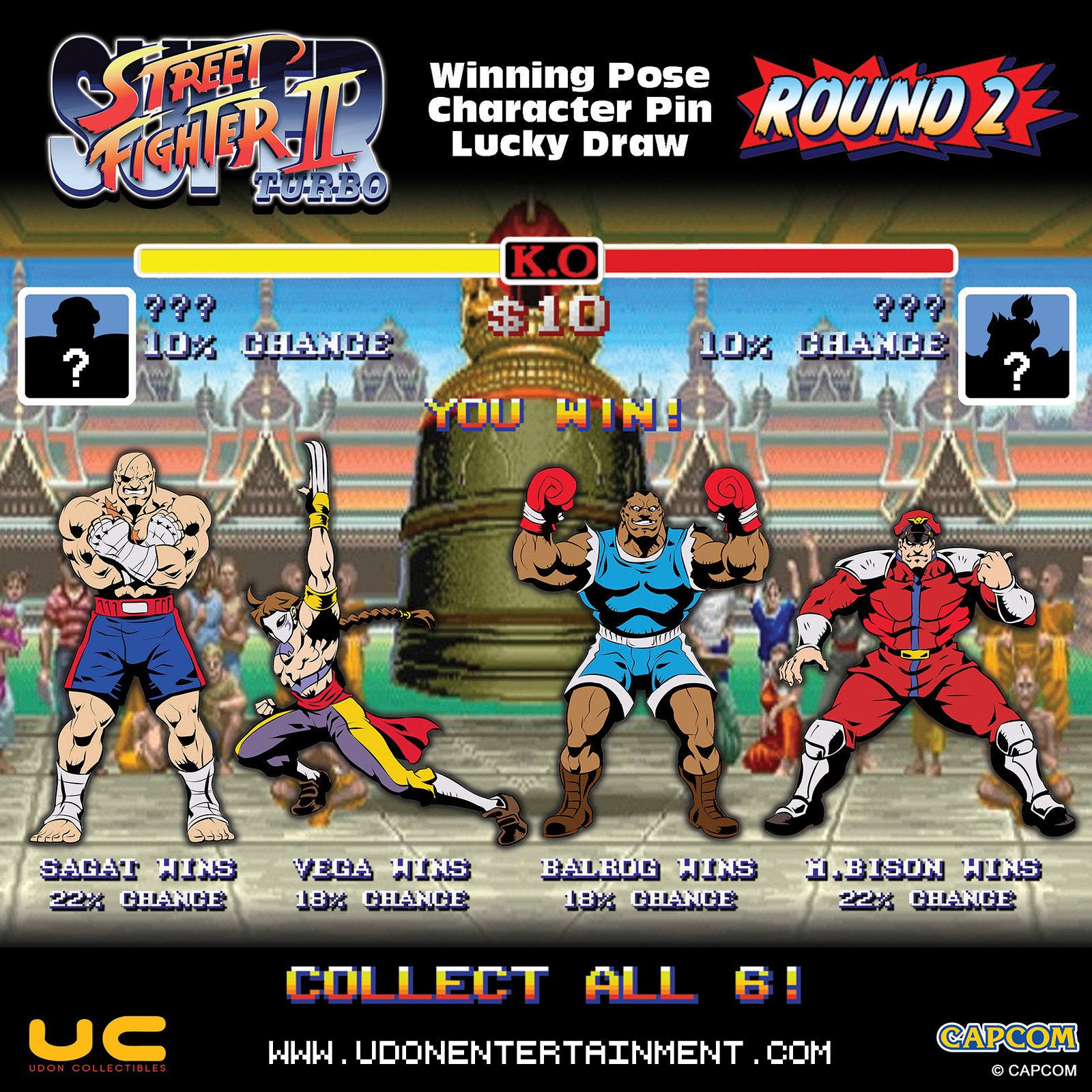 VEGA STREET FIGHTER - Street Fighter - Pin