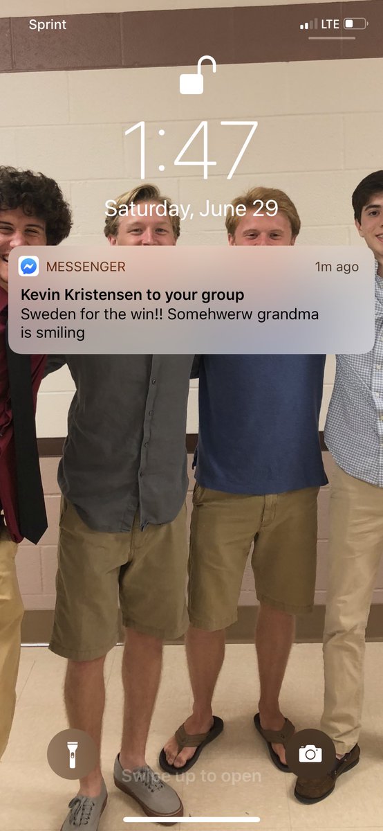 AMFKristensen's tweet photo. This message made me very happy today 🇸🇪🇸🇪🇸🇪 #GERvSWE https://t.co/TcOK0JBgkd