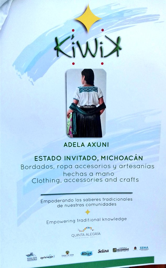 AdelaAxuni's tweet photo. Valorar nuestra vestimenta, agricultura y los conocimientos de nuestros pueblos #Purhepecha @Michoacan y #Maya podemos buscar la #sostenibilidad . Kiwik @RivieraMayaSost en su edición 23 en @quinta_alegria aquí los saludamos hasta las 9 pm https://t.co/iU19lVL98F