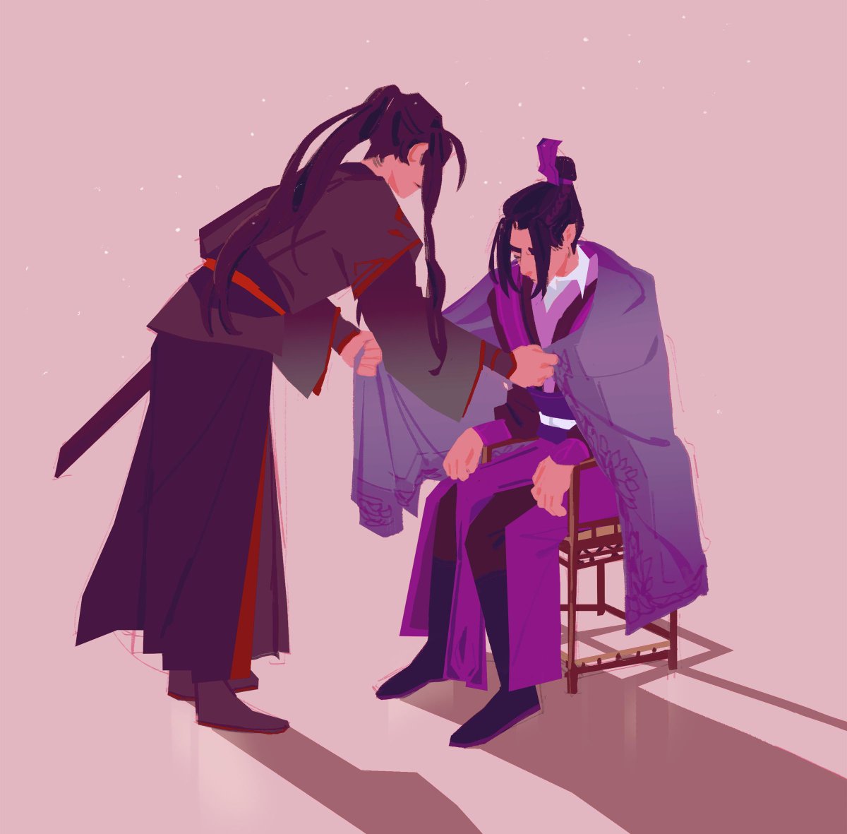 abicmo's tweet photo. 13 years is a long time to run a sect alone #mdzs #魔道祖师 #江澄 #魏婴 https://t.co/viHAJTV0Nq