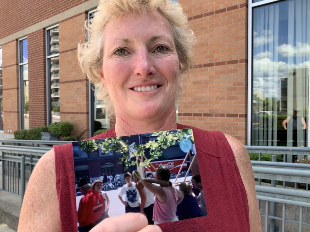 patrickerickson's tweet photo. End Of An Era: Ginny Knox is just one of two women who have played in every single Hoopfest. After 30 years, 67 shirts and countless memories, she is calling it quits. I go one on one with her tonight at 6. #Hoopfest2019 @KHQLocalNews @SWXRightNow @SpokaneHoopfest https://t.co/XTNHHNbFrF