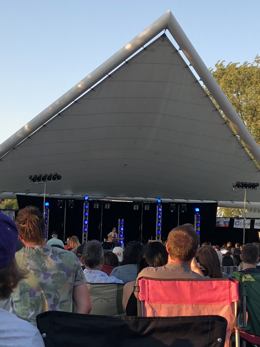 Relaxing to <a href="/cityandcolour/">City and Colour</a> <a href="/PtboMusicfest/">Peterborough Musicfest</a> What an amazing way to kick off summer!!! #OurMusicFest