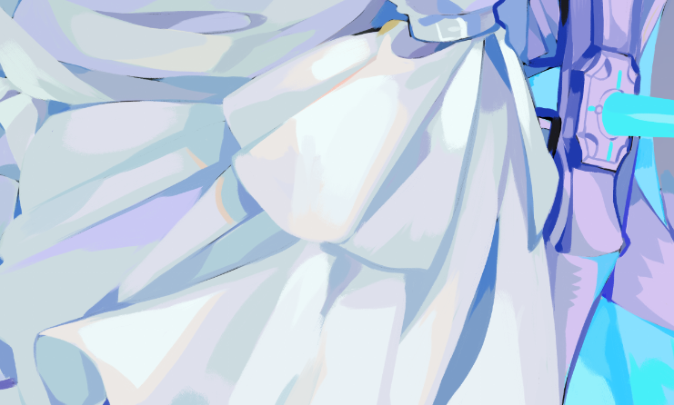 azolitmin's tweet photo. finished future meltryllis print AHHhh!!! had fun with this.. I colouring with purples and blues https://t.co/ntLbM0vWP3
