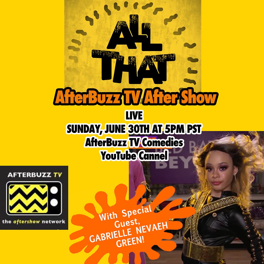itzmoe's tweet photo. EXCITED to have lil' #Beyonce herself, #GabrielleNevaehGreen on the #AllThat After Show on @afterbuzztv TOMORROW, JUNE 30TH, @ 5pm PST! LINK TO THE LIVESTREAM: https://t.co/lVtnDSLaZw! Hope to see you in the chat! #GabrielleBeyonce2020 #GaBeyHive #GaBey #AllThatIsBack https://t.co/c84Gs1RoBS