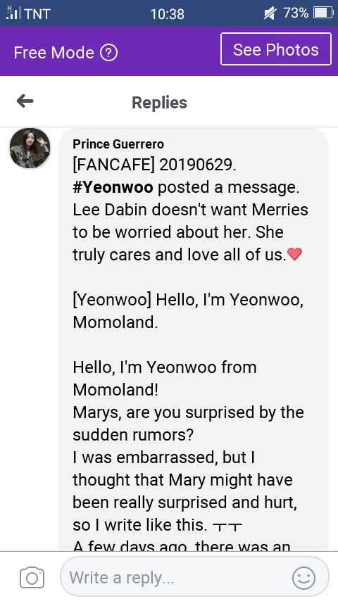 leedabinstan's tweet photo. YEONWOO POSTED ON DAUM CAFE 😑😐😭 IN A SHORT WORD YEONWOO COMEBACK IS LONGER 😑😐 I MISS YOU SO MUCH DABIN AND THANKS COZ YOUR THINKING US.. IM CRYING FOR YOUR MESSAGE TO US..  I WILL WAIT YOYR COMEBACK BEBE I LOVE YOU STAY GOOD HEALTH AND PLS KEEP SAFE

@MMLD_Official https://t.co/BRZjXYoMGz