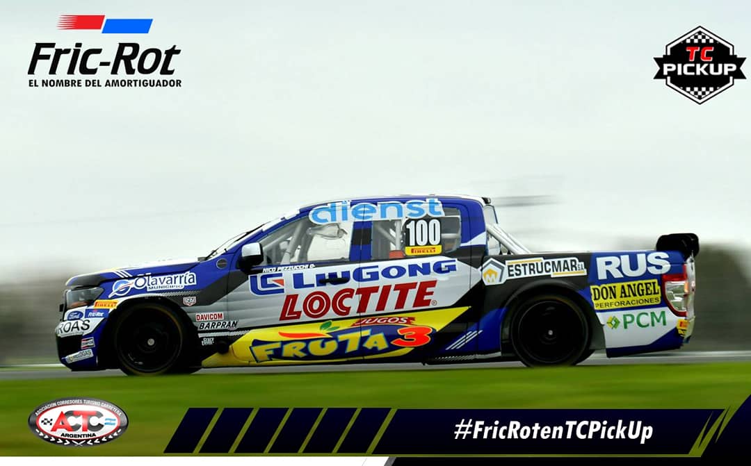 fricrot's tweet photo. En una pista difícil por las condiciones de piso húmedo, @mpicanterodriguez se quedó con la pole position de #TCPickUp en La Plata. Las mejores postales del día y la palabra del poleman están con nosotros 😉. https://t.co/RVLNt71Q8u
