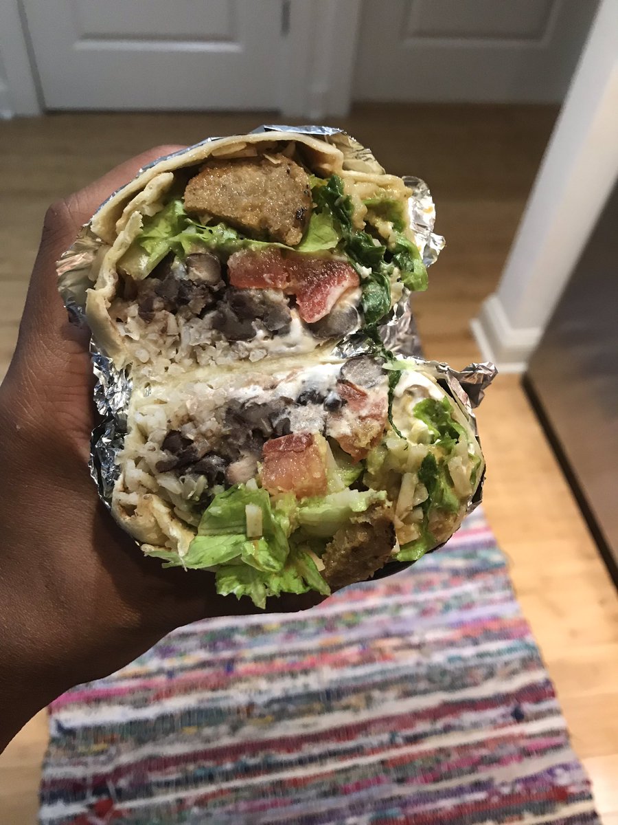 Two types of burritos for different times of the day