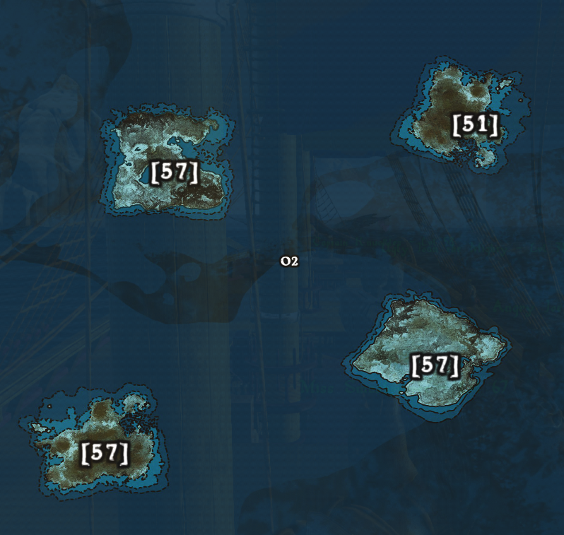 Swabslinger's tweet photo. So.....how exactly is island cost determined? Because these 2 are identical in shape and cost differently. @sailtheatlas https://t.co/A7dQk43JnE