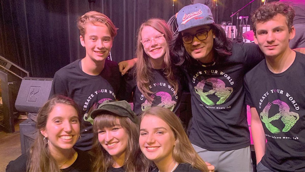 EmilyCrawley10's tweet photo. “Mick Jugger” (or time traveling lad #alternativetitle) #originalsong #mfml2019 #musiccamp #internship ~ loved collaborating with these friends! https://t.co/X267NH0zN8