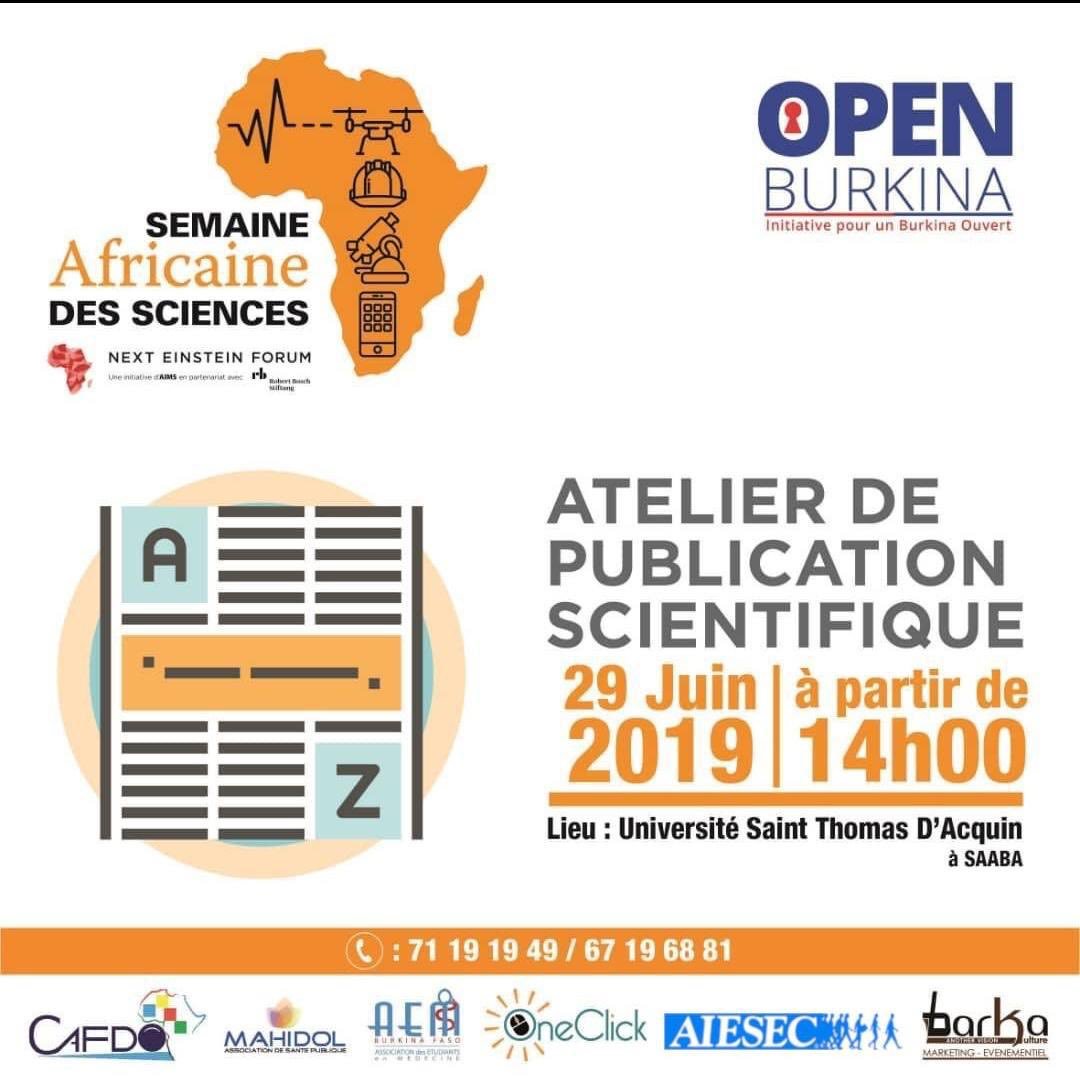 ArmelJohanne's tweet photo. Ce soir nous avons tenu dans le cadre de la Semaine Africaine des Sciences du #NextEinsteinForum, un Atelier sur les Publications Scientifiques..
Des échanges très enrichissants qui nous seront bénéfiques💯
@real_arkantor @WilliamTaps @seybatouCOMPAO1 @irachid_boro @JokerBakouan https://t.co/2WVec6gWSy