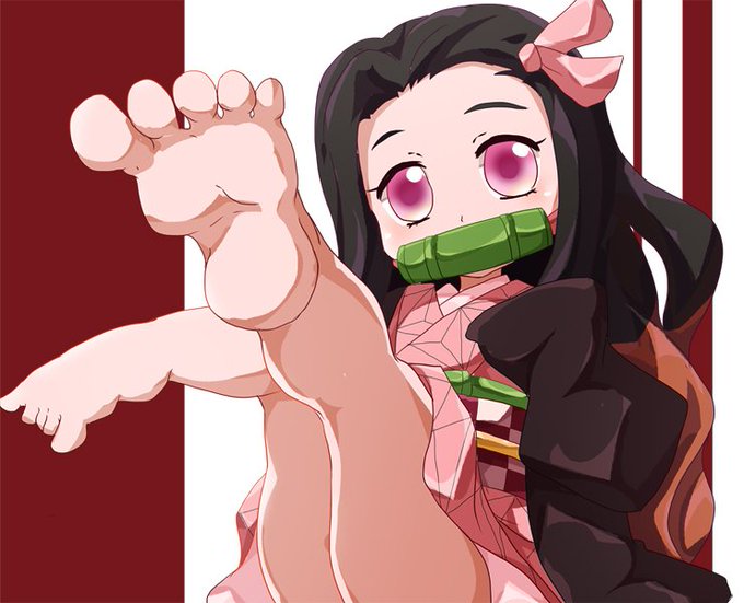 ししのんさんがTwitterに投稿した竈門禰豆子(鬼滅の刃)のイラスト。