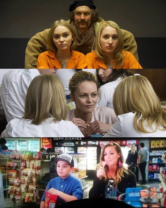 Yoga Hosers ( Johnny, Jack, Lily-Rose Depp & Vanessa Paradis are in this movie)