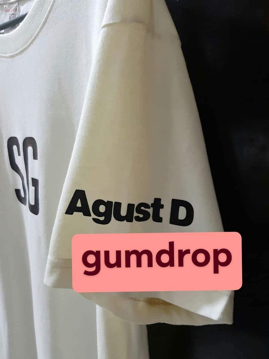 gumdropbungee's tweet photo. [PH GO]
❗BTS SUGA 'SG' SHIRT

💸Price
S-M size: PHP260
L- XXL size: PHP280

+ LSF

📅DOP: July 15

📌Details
Print: Vinyl
Color: Ivory
Brand: ICL/Yalex (Cotton)

Send DM for details! 🌸

#suga #SGshirt #btsph #sugaph #PHarmy #Army #btsarmy https://t.co/epimAg2Fs3